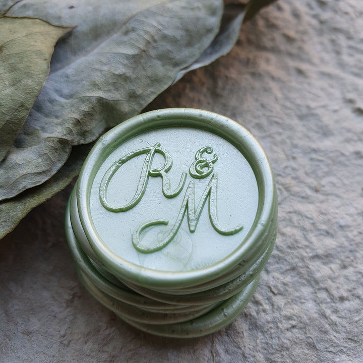 'Sophia' Monogram - Wax Seals - THE LITTLE BLUE BRUSH  