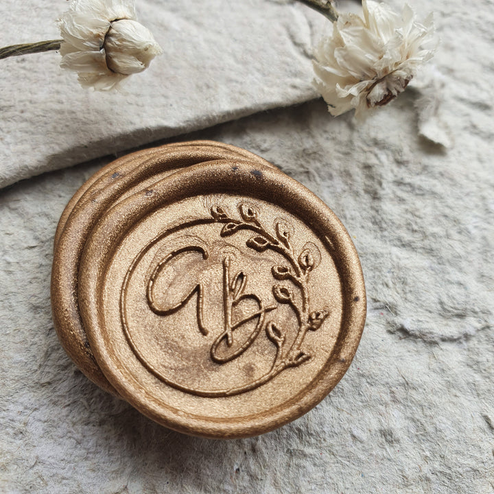 ‘Josephine' Monogram - Wax Seals - THE LITTLE BLUE BRUSH  