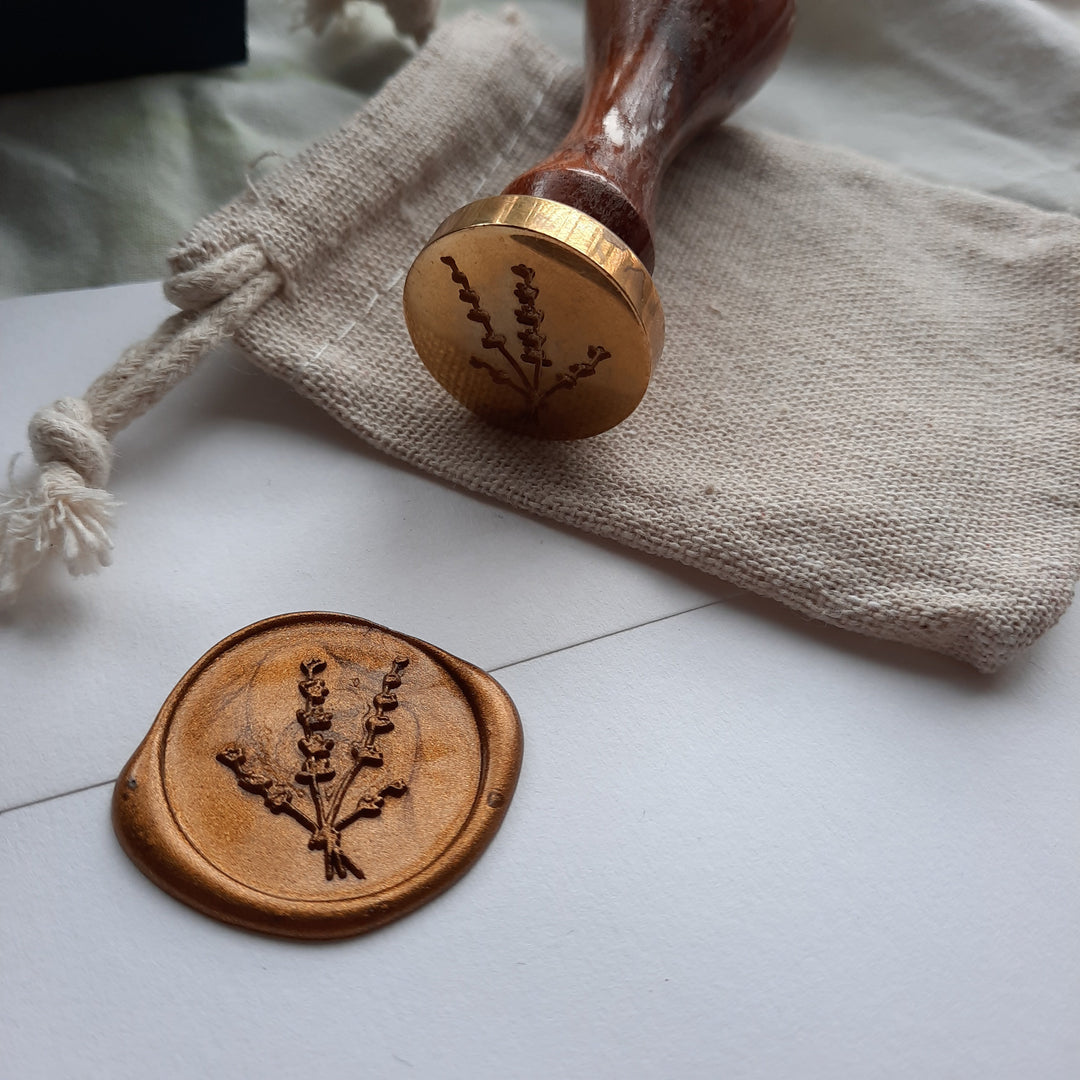 'Bouquet' wax stamp - THE LITTLE BLUE BRUSH  