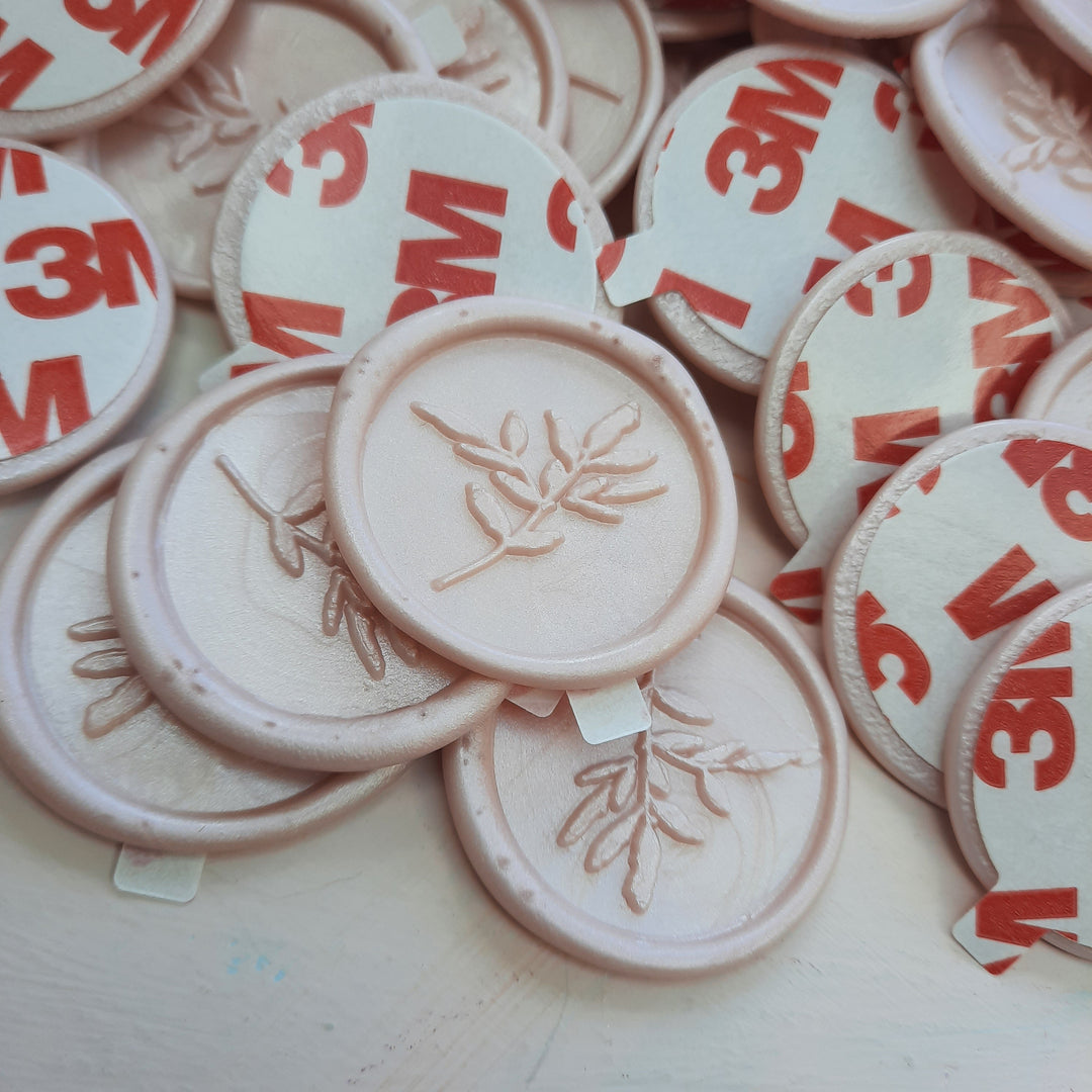 Garden Greenery- Self-Adhesive Wax Seals - Various Colours - THE LITTLE BLUE BRUSH  