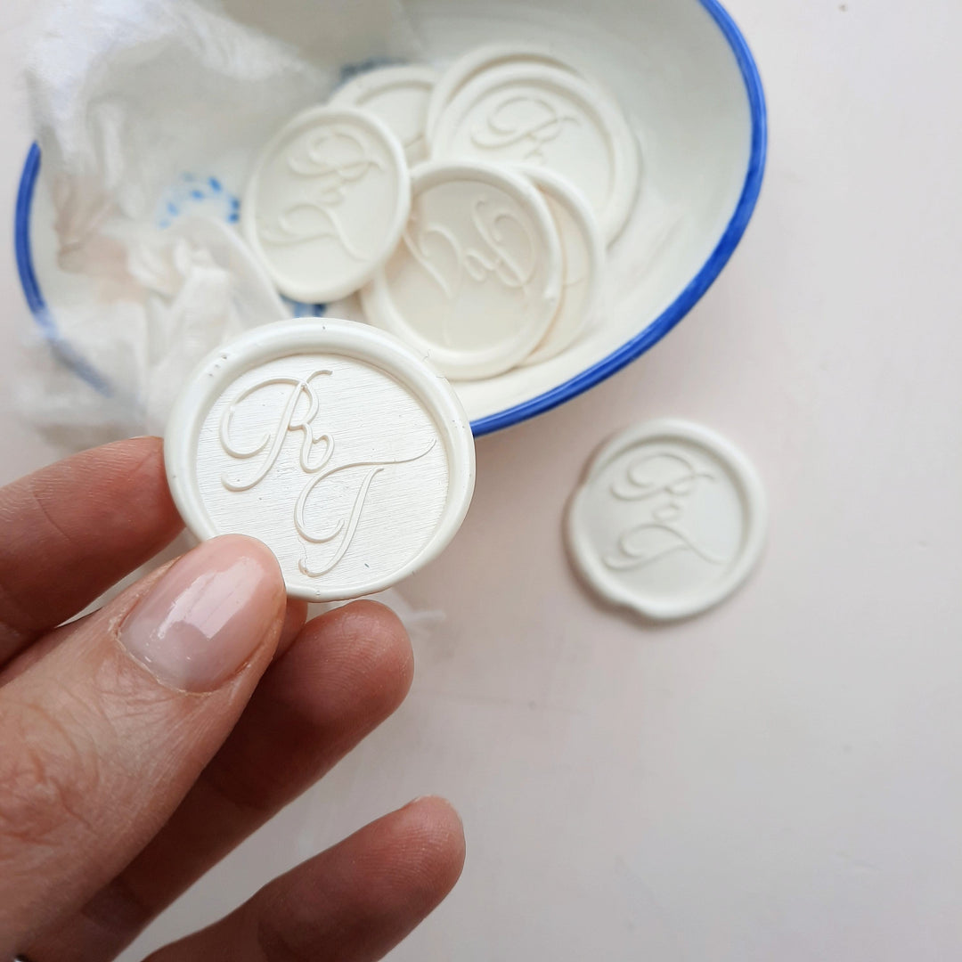 Alice monogram Wax Seals - THE LITTLE BLUE BRUSH  