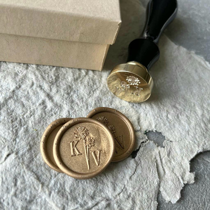 'Ava' Monogram STAMP ONLY 25mm