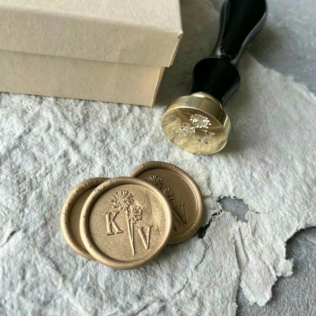 'Ava' Monogram STAMP ONLY 25mm