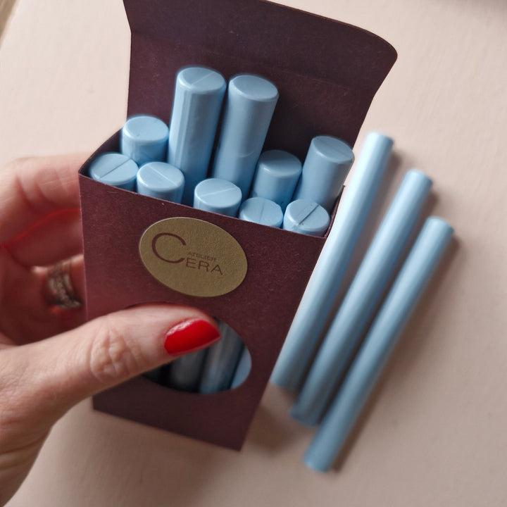 10 Pack of 11mm Sealing Wax -  Dusty Blue