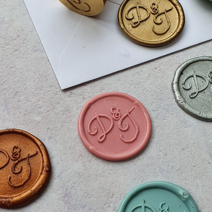 'Sophia' Monogram - Wax Seals - THE LITTLE BLUE BRUSH  