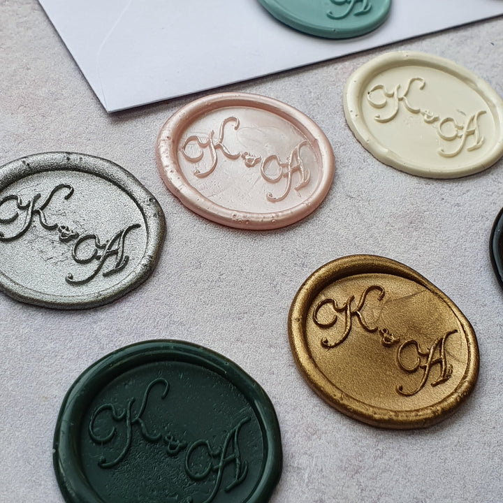 'Isabelle' Monogram Wax Seals - THE LITTLE BLUE BRUSH  