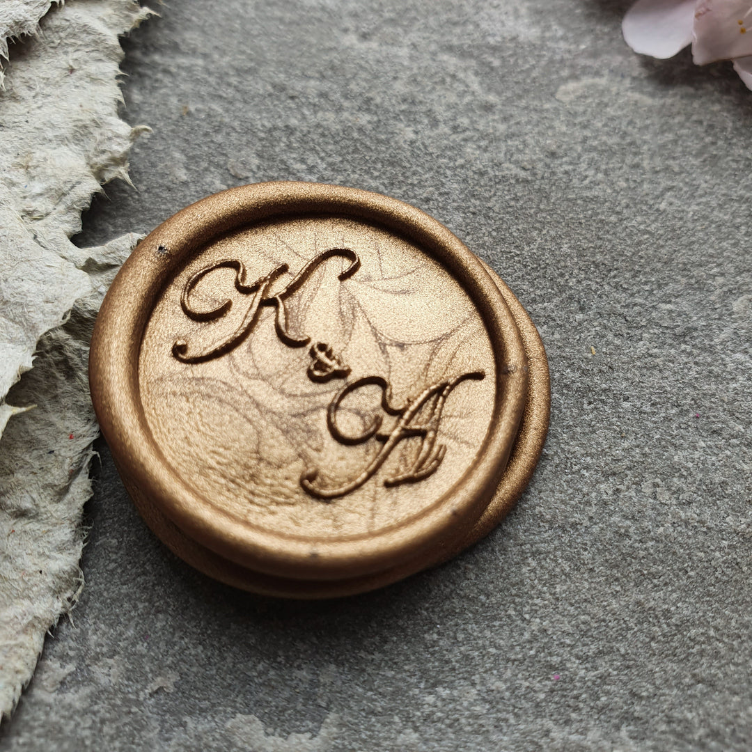 'Isabelle' Monogram Wax Seals - THE LITTLE BLUE BRUSH  