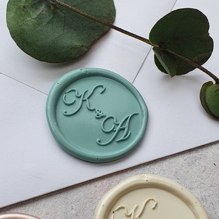 'Isabelle' Monogram Wax Seals - THE LITTLE BLUE BRUSH  