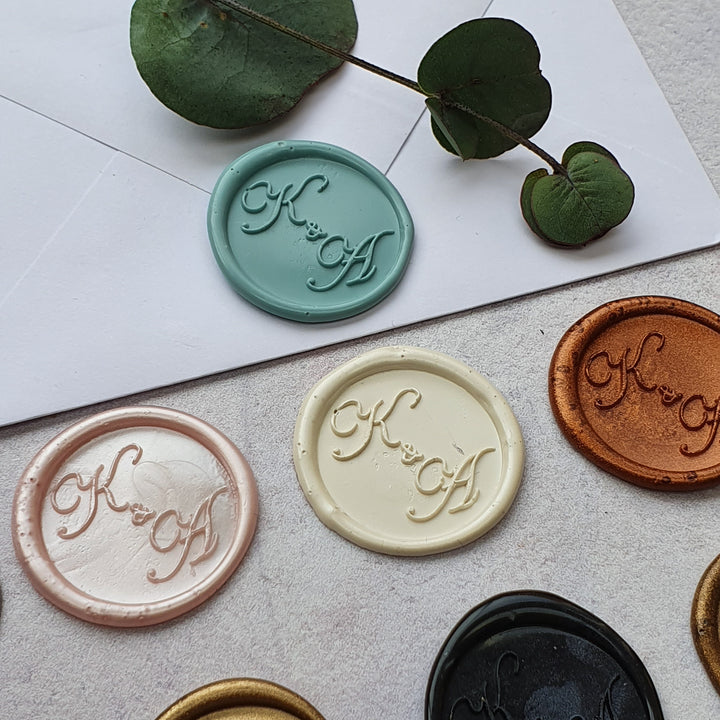 'Isabelle' Monogram Wax Seals - THE LITTLE BLUE BRUSH  