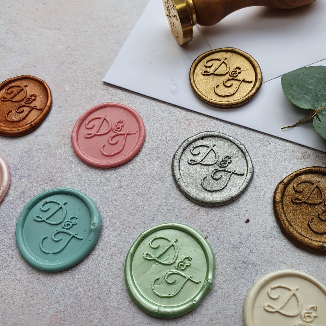 'Sophia' Monogram - Wax Seals - THE LITTLE BLUE BRUSH  