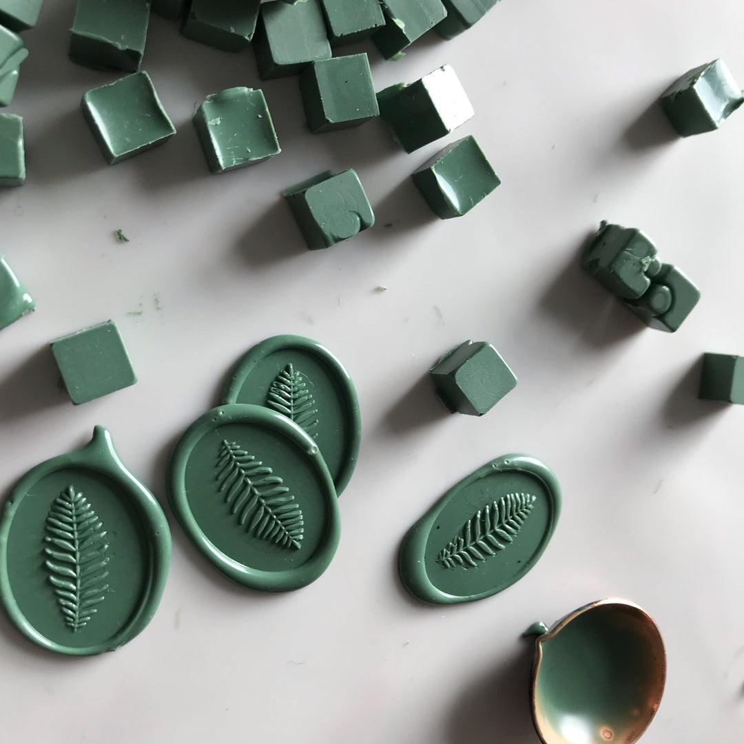 Sealing Wax Beads Heritage Green