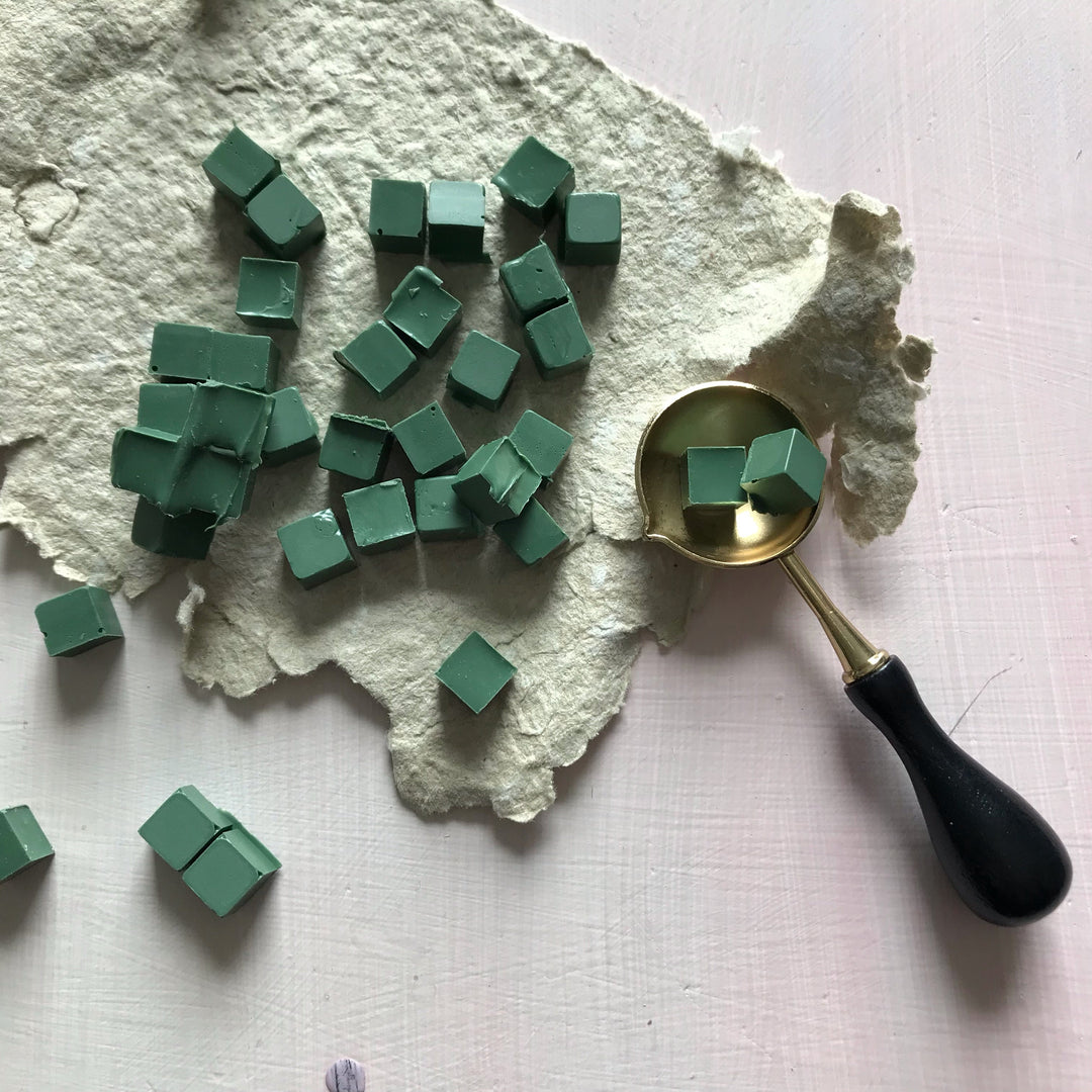 Sealing Wax Beads Heritage Green