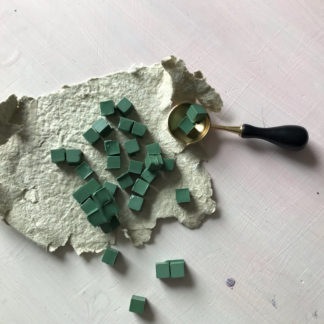 Sealing Wax Beads Heritage Green