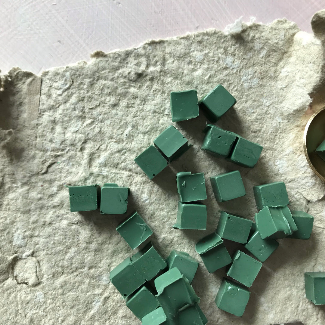 Sealing Wax Beads Heritage Green