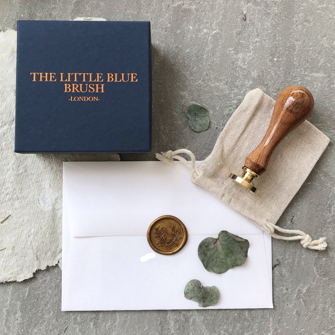 'Foliage Wreath'  Wax Seal Stamp - THE LITTLE BLUE BRUSH  