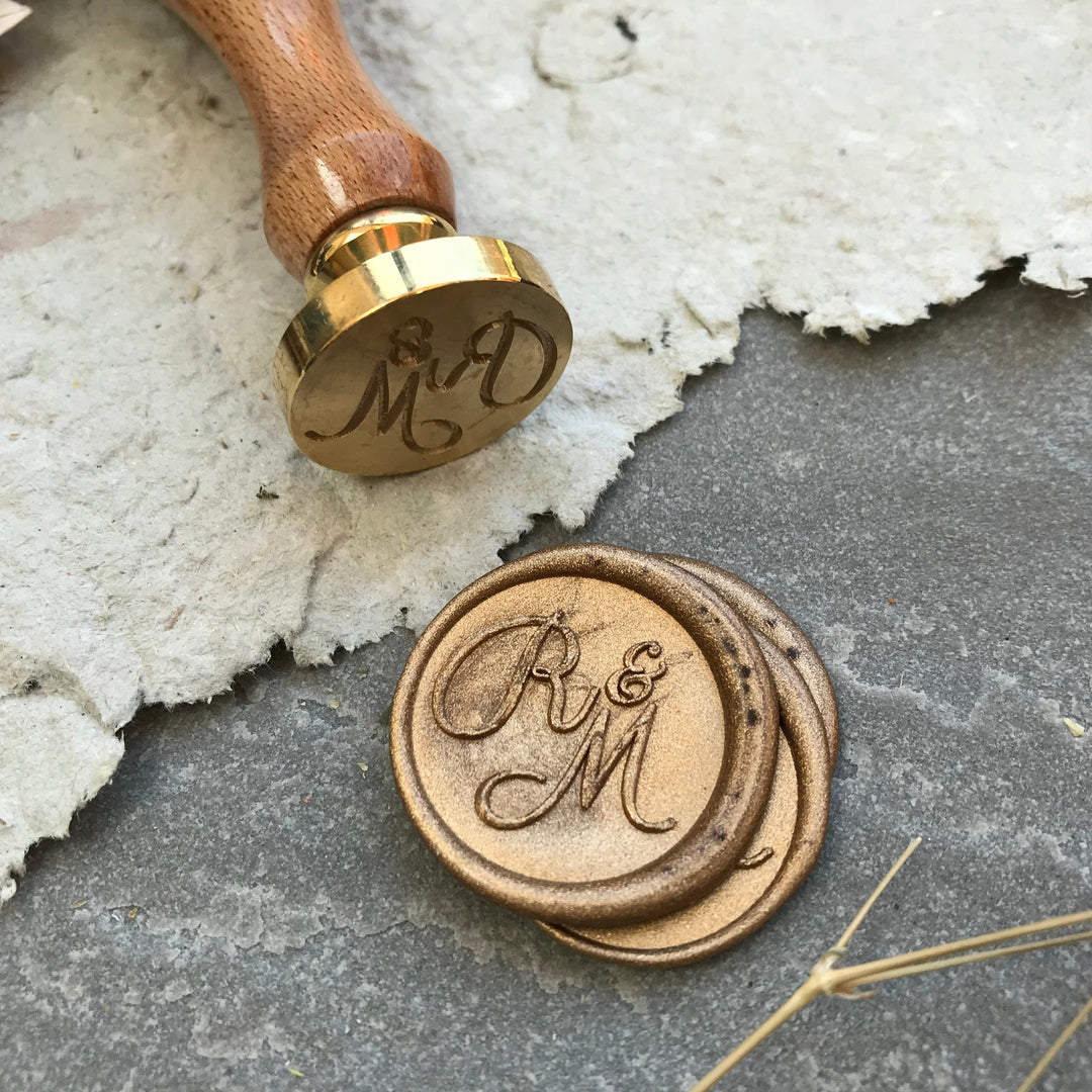 'Sophia' Monogram - Wax Seals - THE LITTLE BLUE BRUSH  