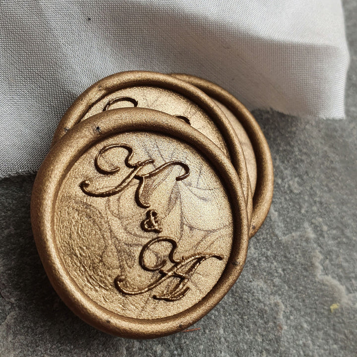 'Isabelle' Monogram Wax Seals - THE LITTLE BLUE BRUSH  