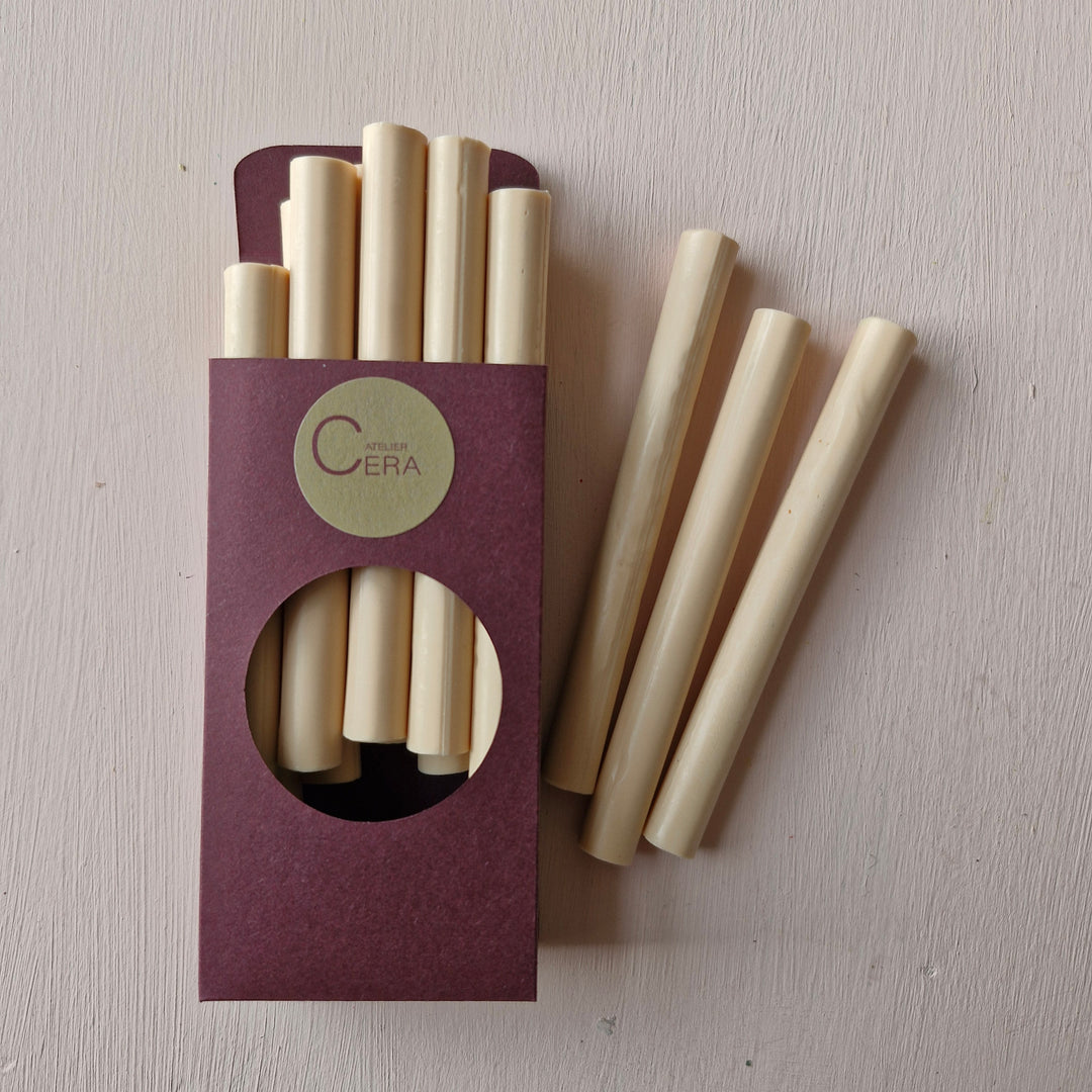 Pack of 10 , 11mm Sealing Wax Sticks - Soft Peach