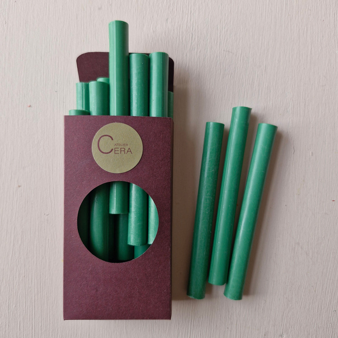 10 Pack of 11mm Sealing Wax -  Evergreen