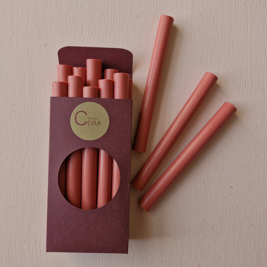 10 Pack of 11mm Sealing Wax - Antique Pink