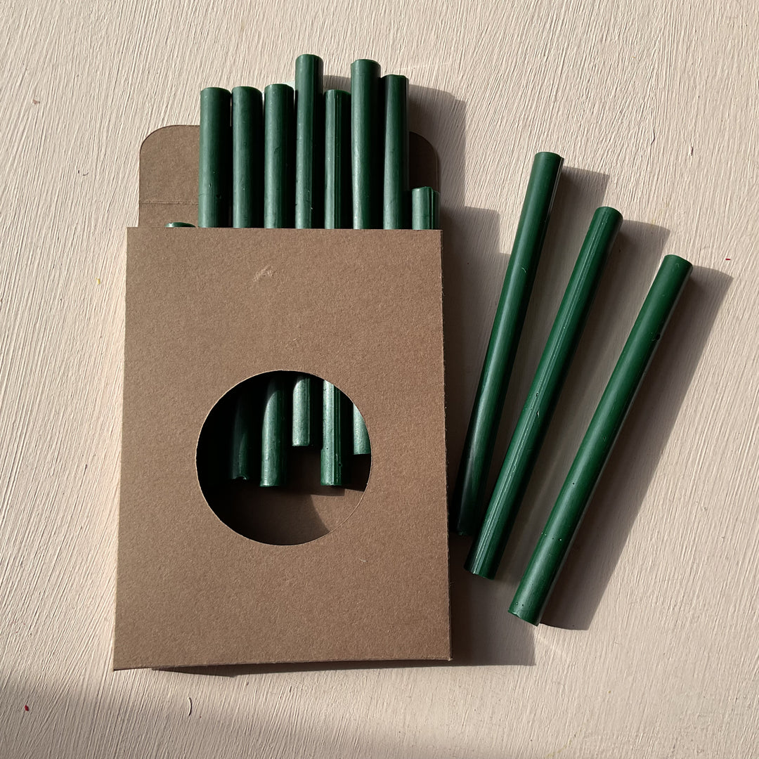 Pack of 10: 7mm British Racing Green